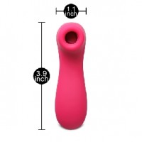 Clitoral Stimulator 12 Speeds Silicone Rechargeable PINK